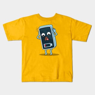 Low Battery Kids T-Shirt